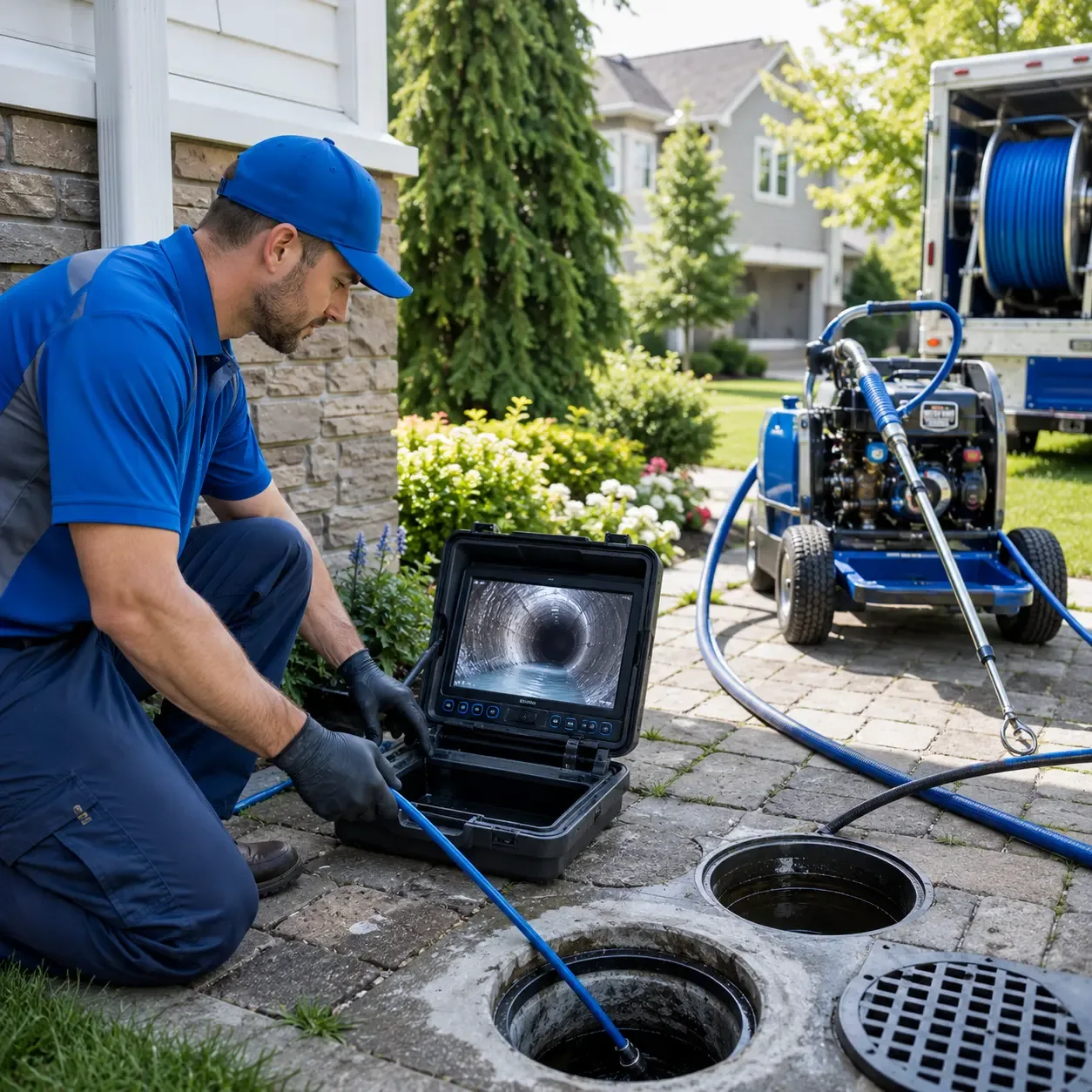 Outdoor drain cleaning professionals serving Linwood, MI