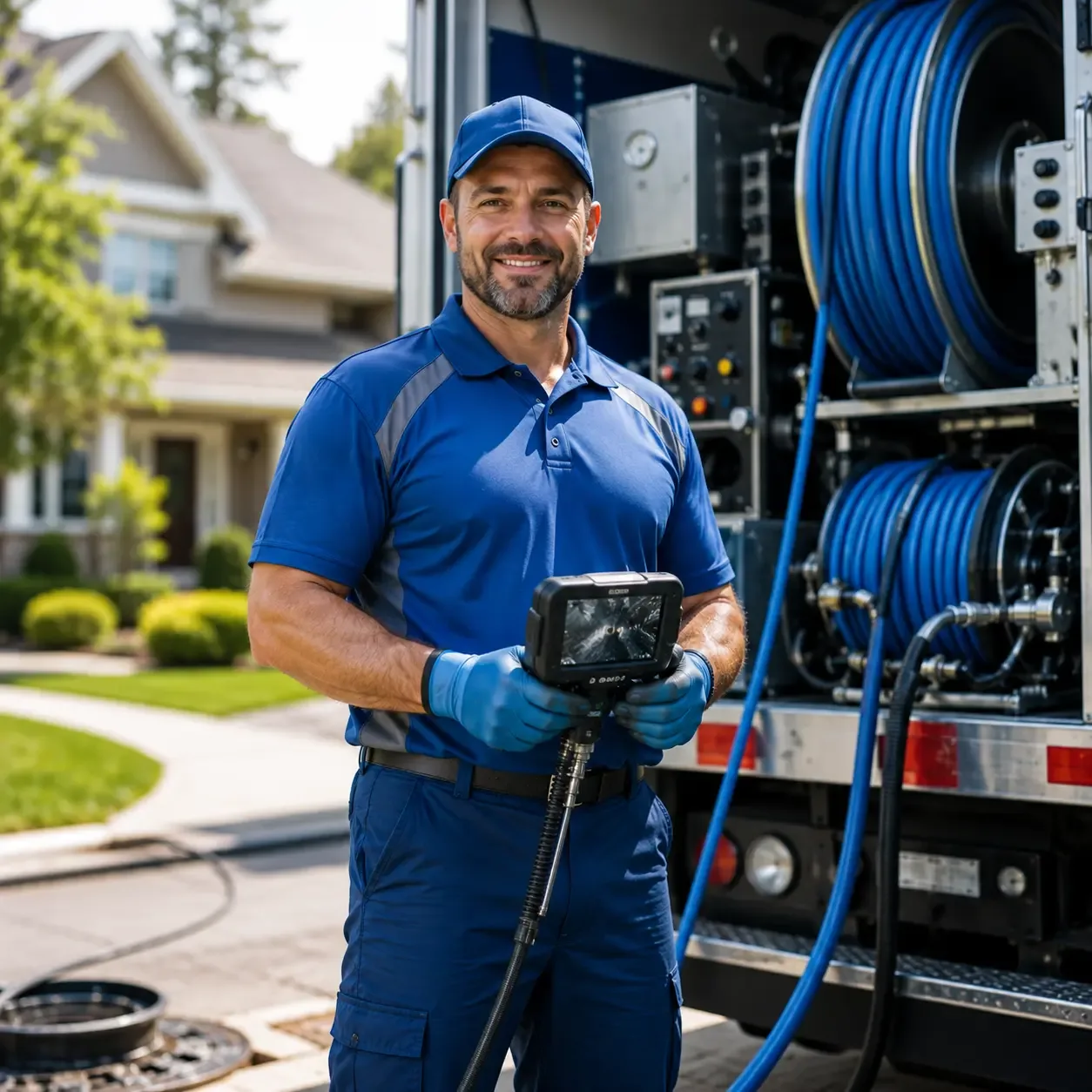 Local outdoor drain cleaning specialists in Linwood, MI